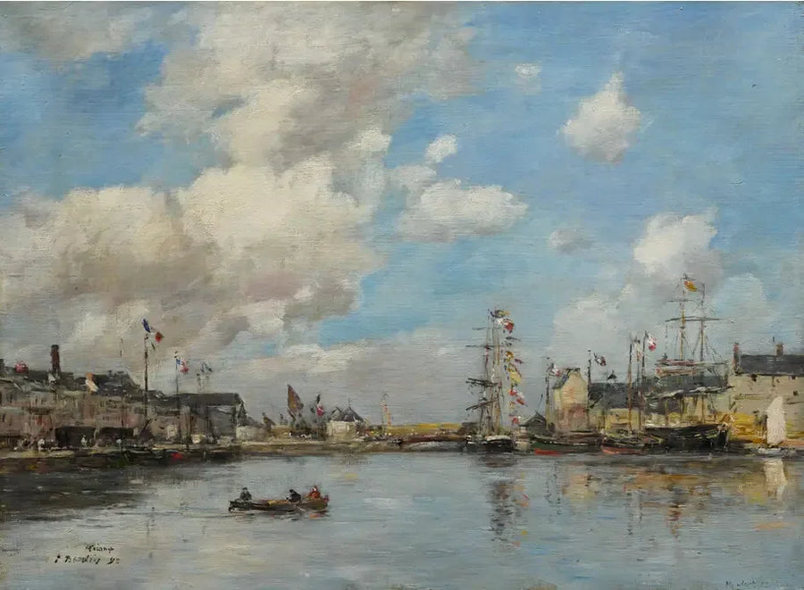 Fécamp, basen - Eugène Boudin