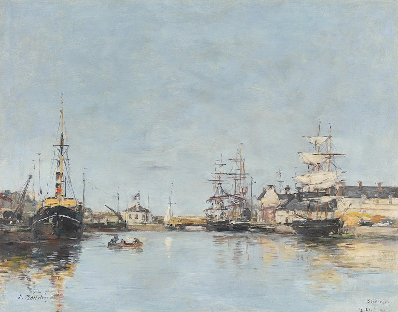 Fécamp, basen - Eugène Boudin