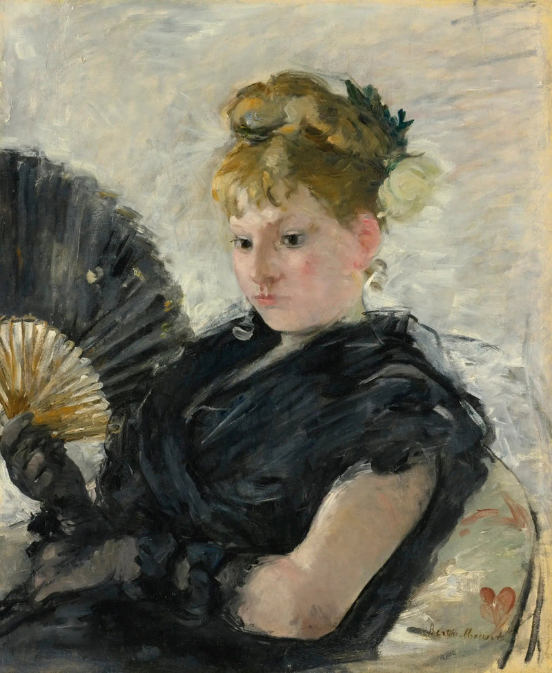 Kobieta z wachlarzem - Berthe Morisot