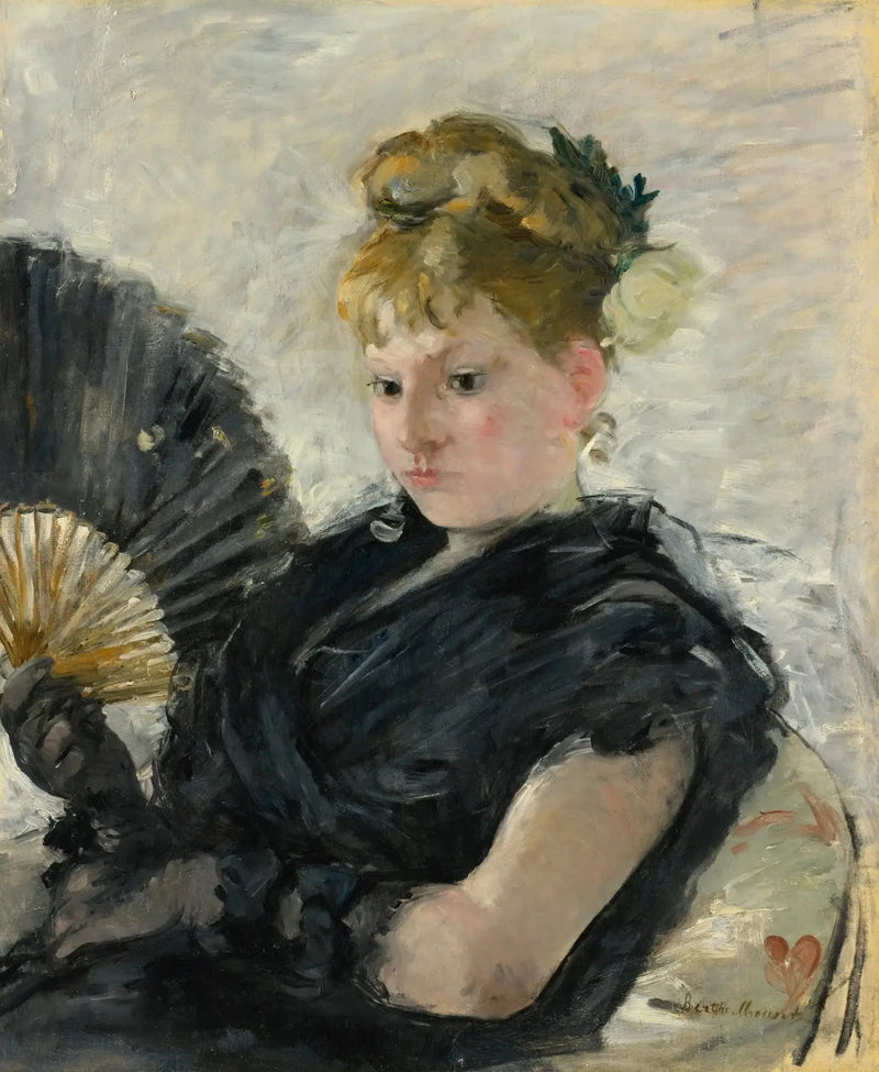 Kobieta z wachlarzem - Berthe Morisot