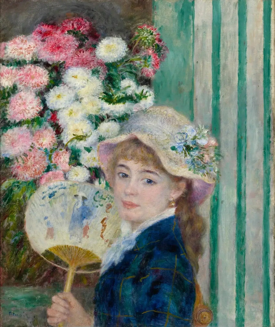 Kobieta z wachlarzem - Pierre-Auguste Renoir