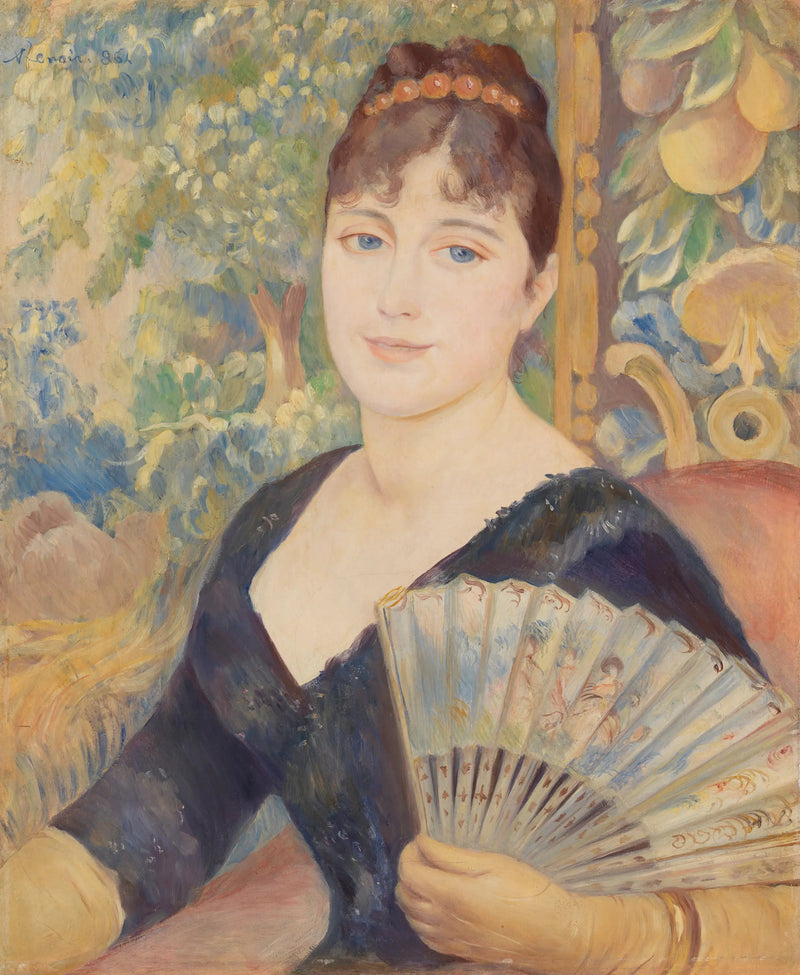 Kobieta z wachlarzem - Pierre-Auguste Renoir