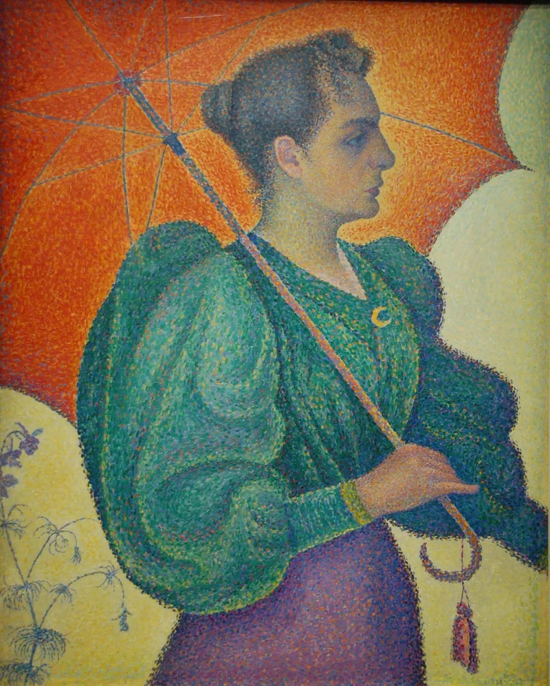 Kobieta z parasolką - Paul Signac