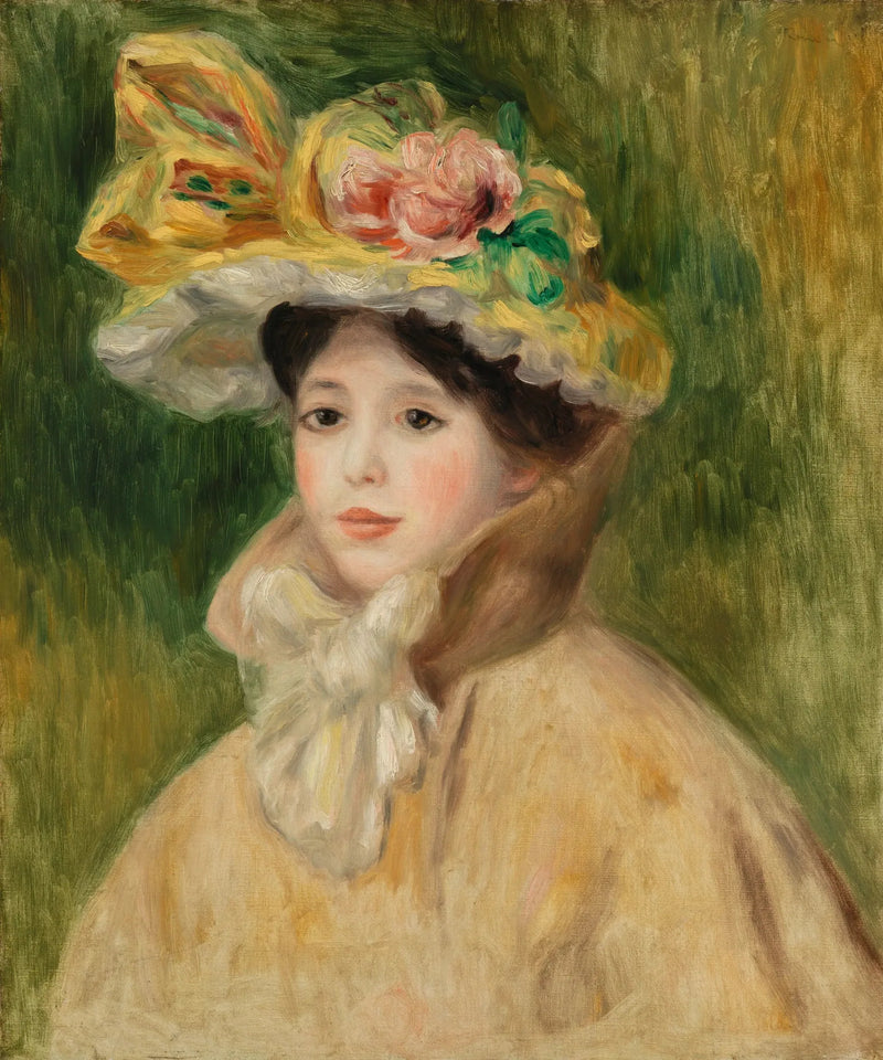 Kobieta w kapeluszu - Pierre-Auguste Renoir