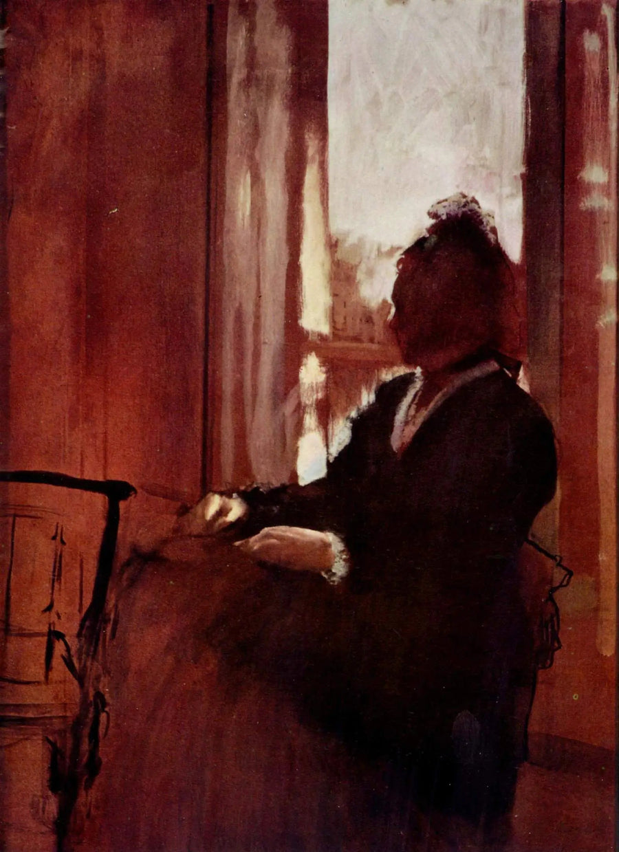 Kobieta przy oknie - Edgar Degas