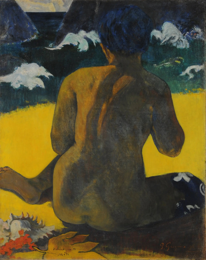 Kobieta nad morzem - Paul Gauguin