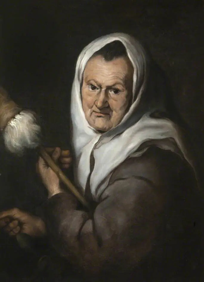 Kobieta przy kołowrotku - Bartolomé Esteban Murillo