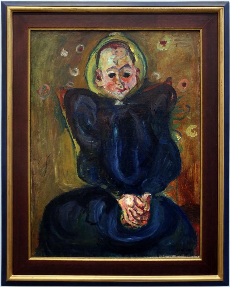 Kobieta w niebieskiej sukni - Chaim Soutine