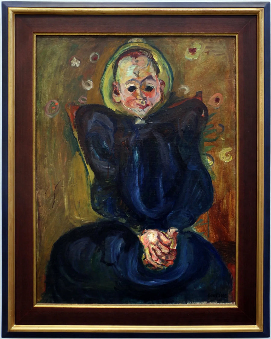 Kobieta w niebieskiej sukni - Chaim Soutine