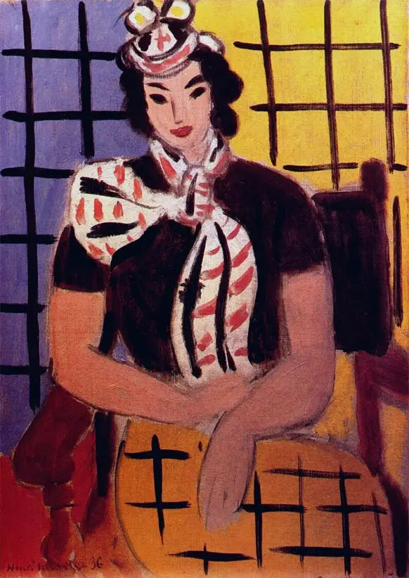 Kobieta w szkockim szalu - Henri Matisse