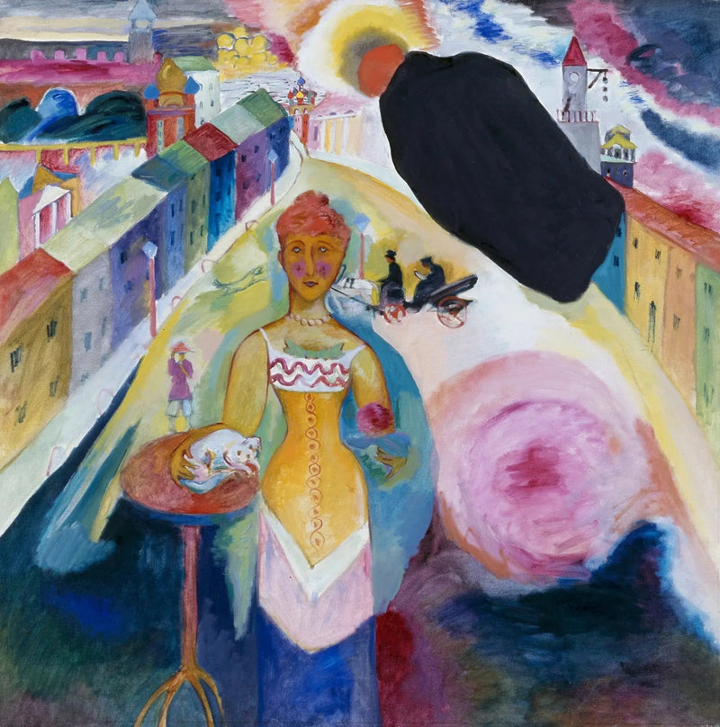 Kobieta w Moskwie - Wasilij Kandinsky