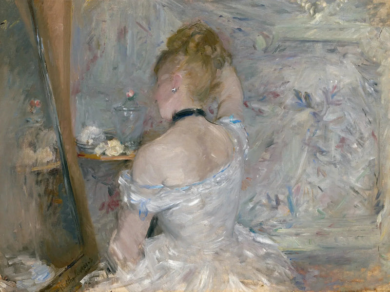 Kobieta przy toaletce - Berthe Morisot