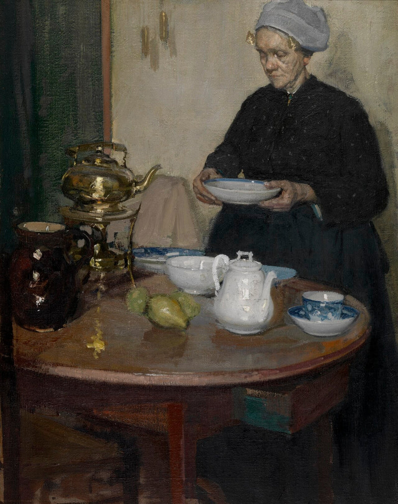 Kobieta przy stole - Richard Edward Miller