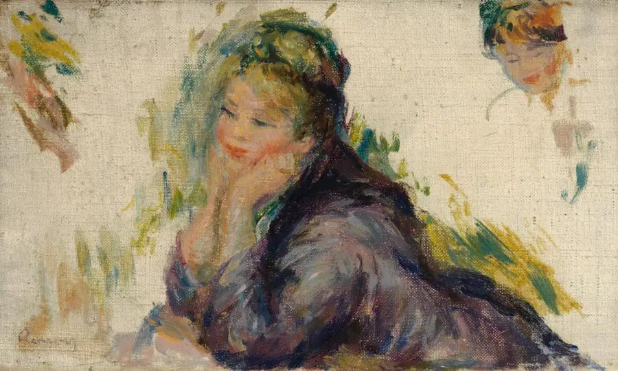 Kobieta oparta na rękach - Pierre-Auguste Renoir