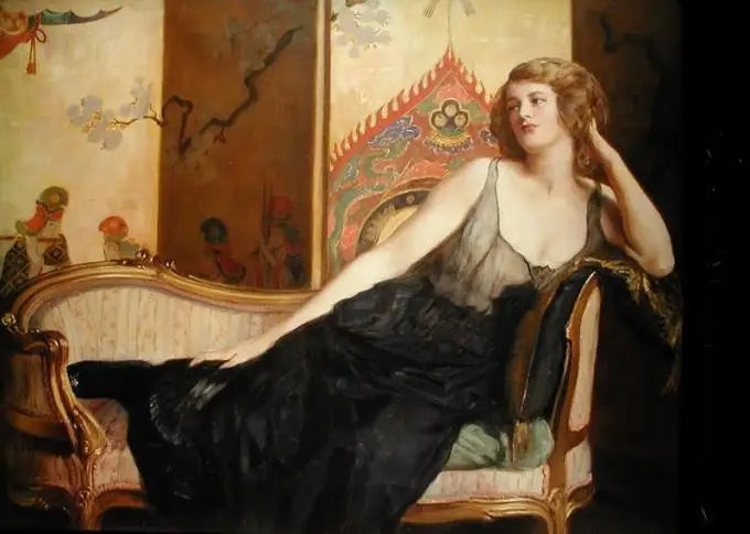 Kobieta leżąca - John Collier