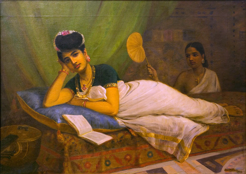 Leżąca kobieta - Ravi Varmâ