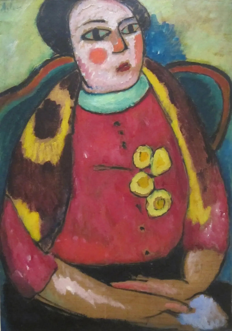 Siedząca kobieta - Aleksiej von Jawlensky