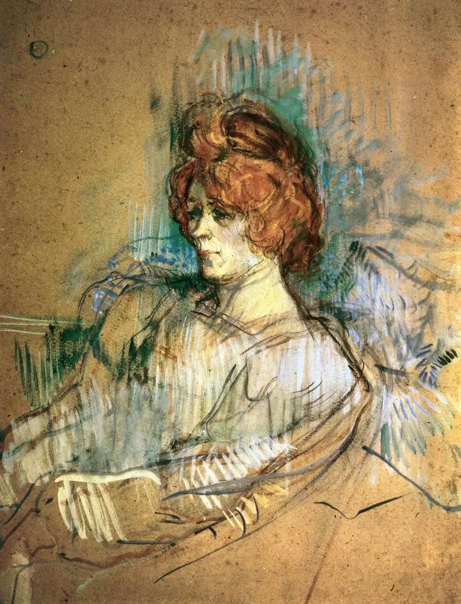 Siedząca kobieta - Henri de Toulouse-Lautrec