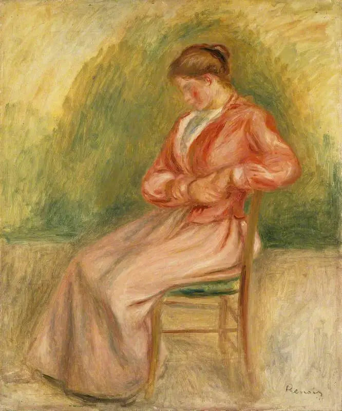 Siedząca kobieta - Pierre-Auguste Renoir