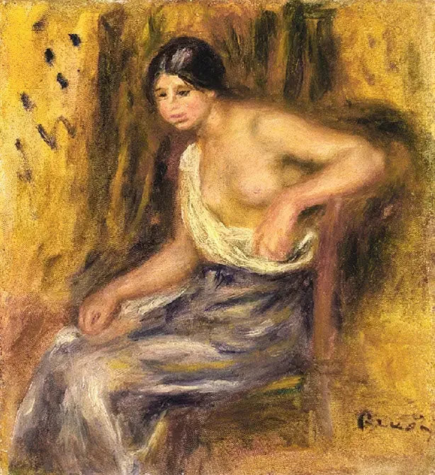 Siedząca kobieta - Pierre-Auguste Renoir