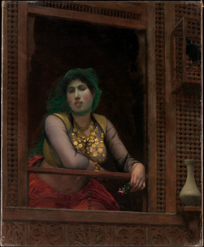 Femme au balcon - Jean-Léon Gérôme