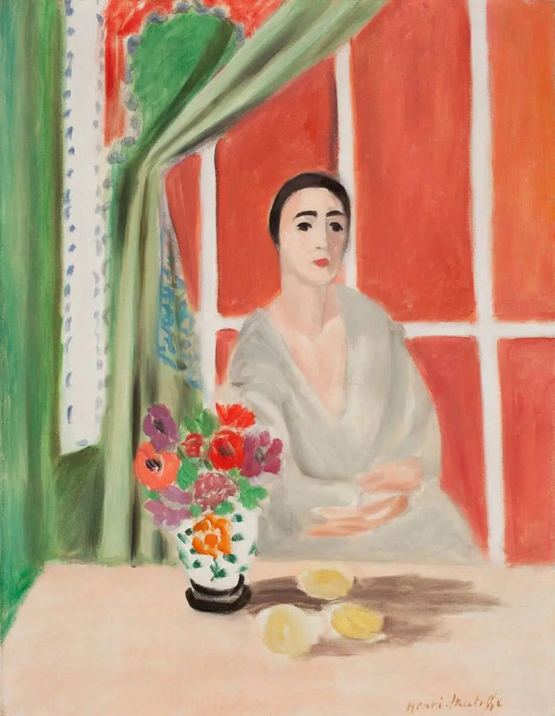 Kobieta z bukietem - Henri Matisse