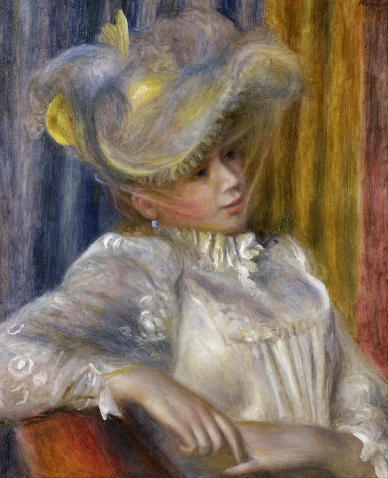Kobieta w kapeluszu - Pierre-Auguste Renoir