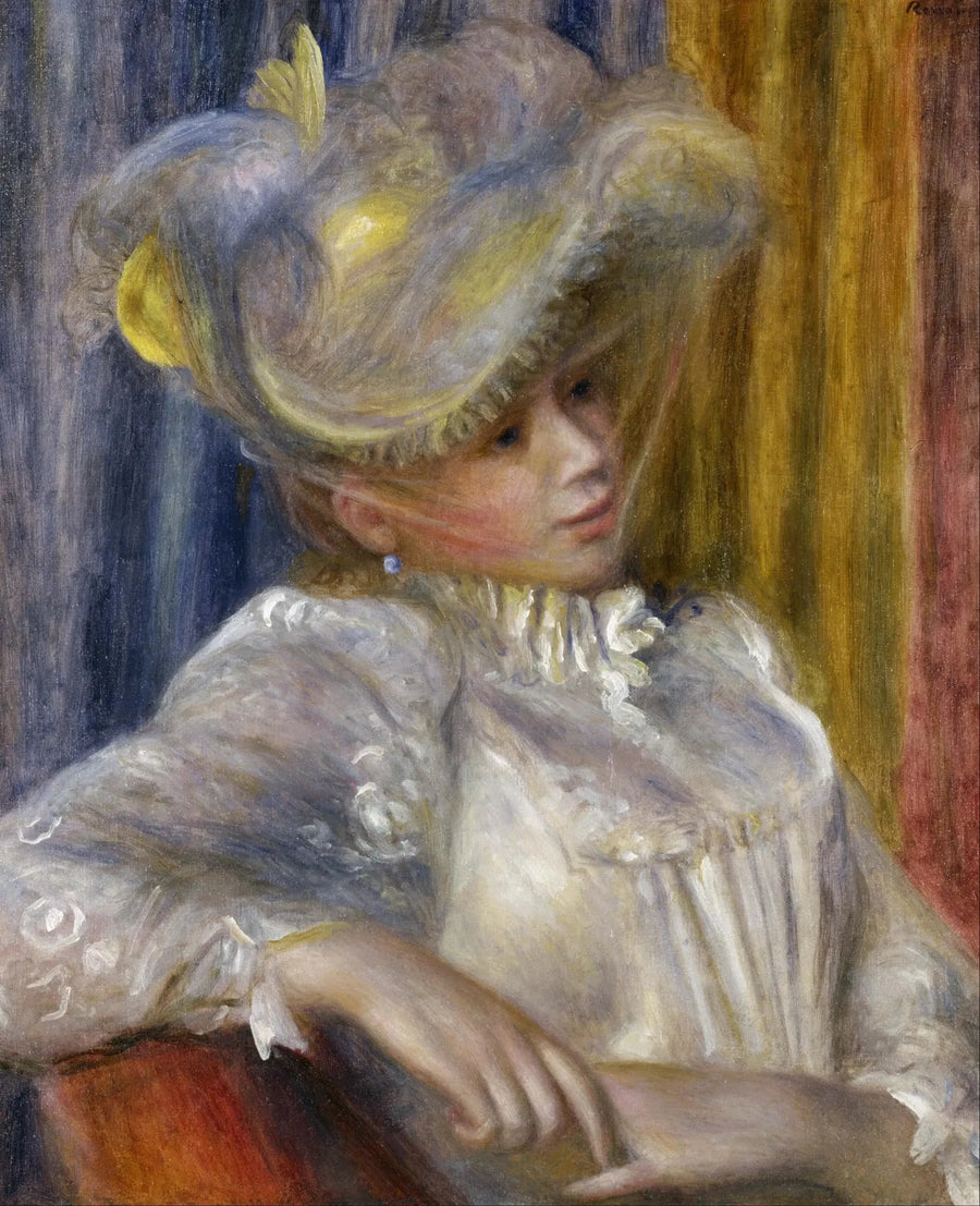 Kobieta w kapeluszu - Pierre-Auguste Renoir
