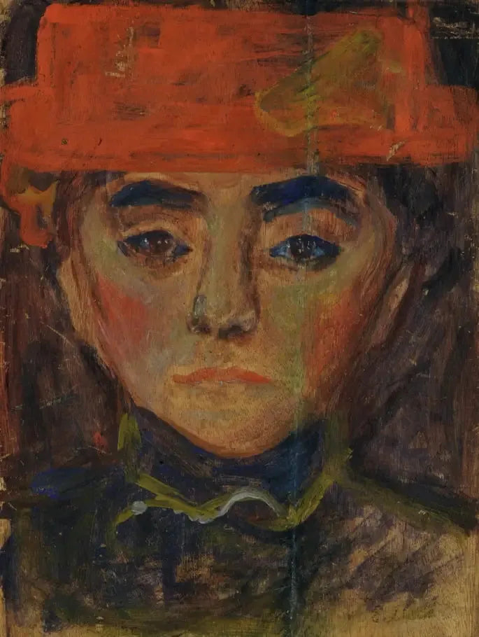 Kobieta w czerwonym kapeluszu - Edvard Munch