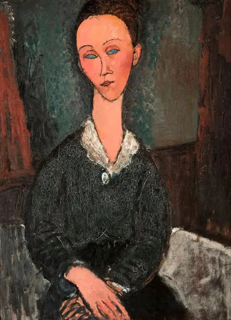 Kobieta w białym kołnierzyku - Amedeo Modigliani