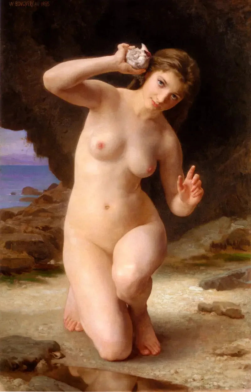 Kobieta z Muszlą - Bouguereau