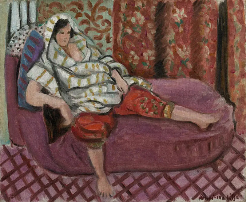 Kobieta na różowej kanapie - Henri Matisse