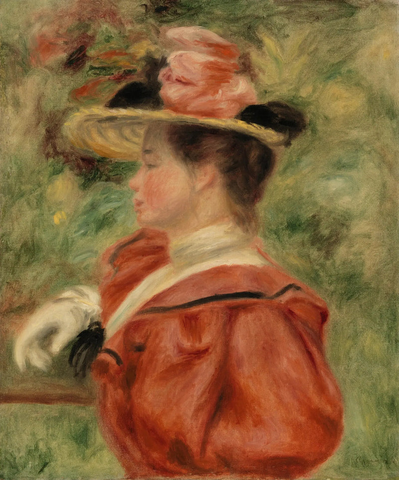 Kobieta w rękawiczce - Pierre-Auguste Renoir