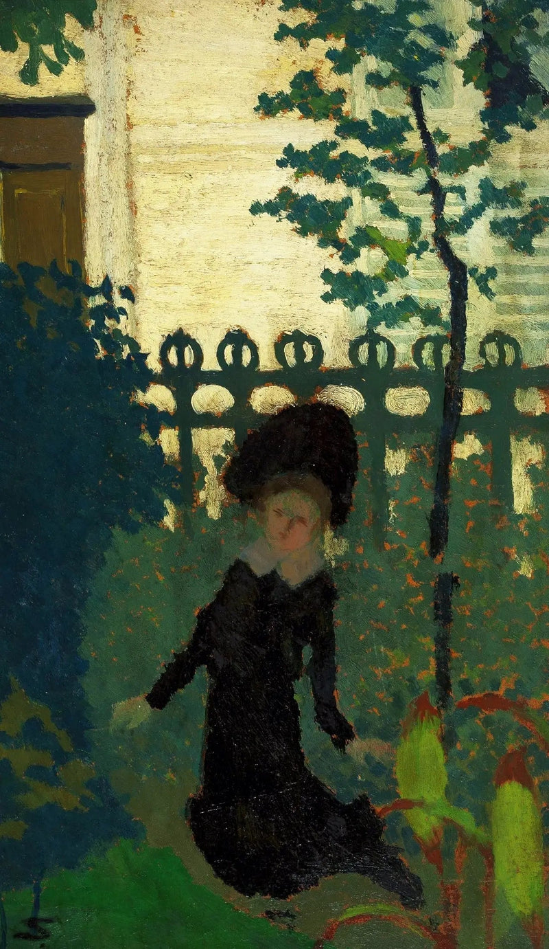 Kobieta w ogrodzie. - Édouard Vuillard