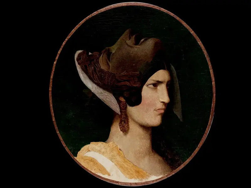 Kobieta w antycznej masce - Jean-Léon Gérôme