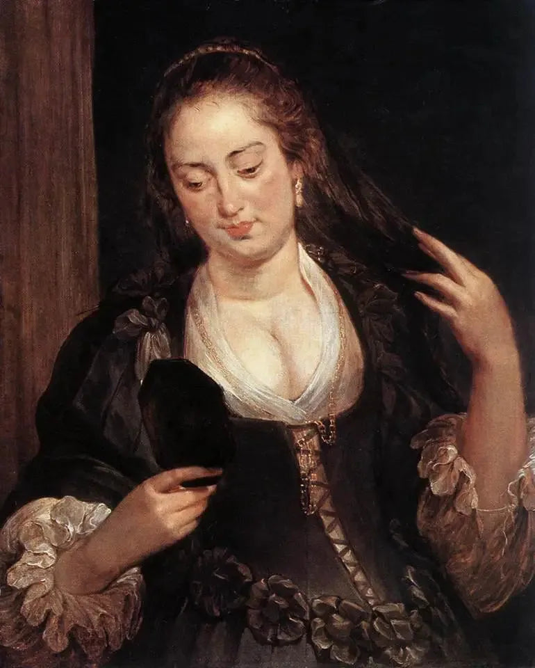 Kobieta przy lustrze - Peter Paul Rubens
