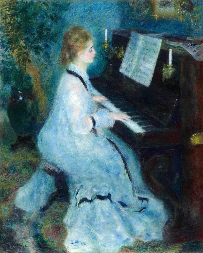 Kobieta przy fortepianie - Pierre-Auguste Renoir
