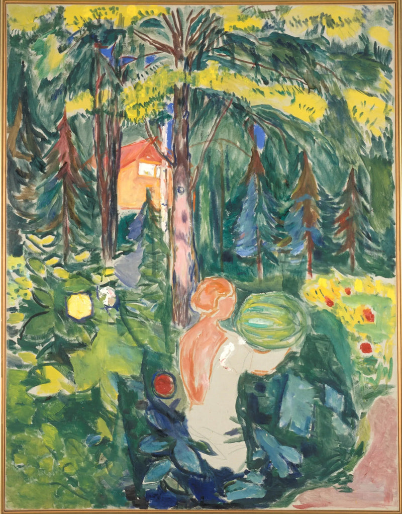 Kobieta z dynią - Edvard Munch