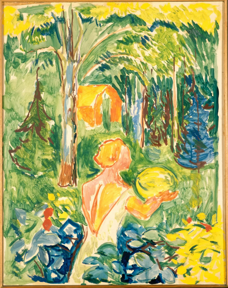 Kobieta z dynią - Edvard Munch
