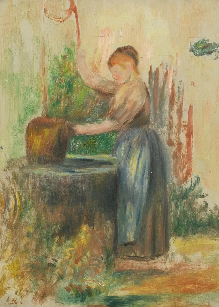 Kobieta przy studni - Pierre-Auguste Renoir