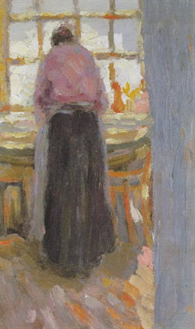 Kobieta prasująca - Kazimir Malevich