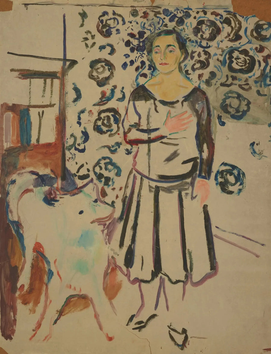 Kobieta z samojedem - Edvard Munch