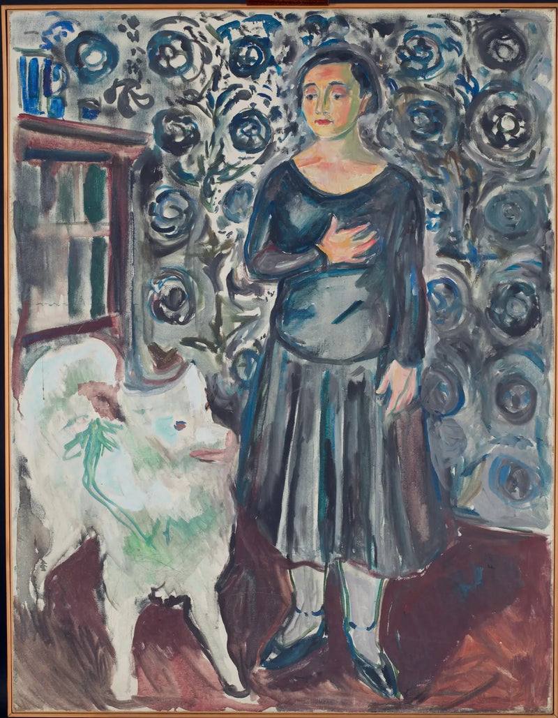 Kobieta z samojedem - Edvard Munch