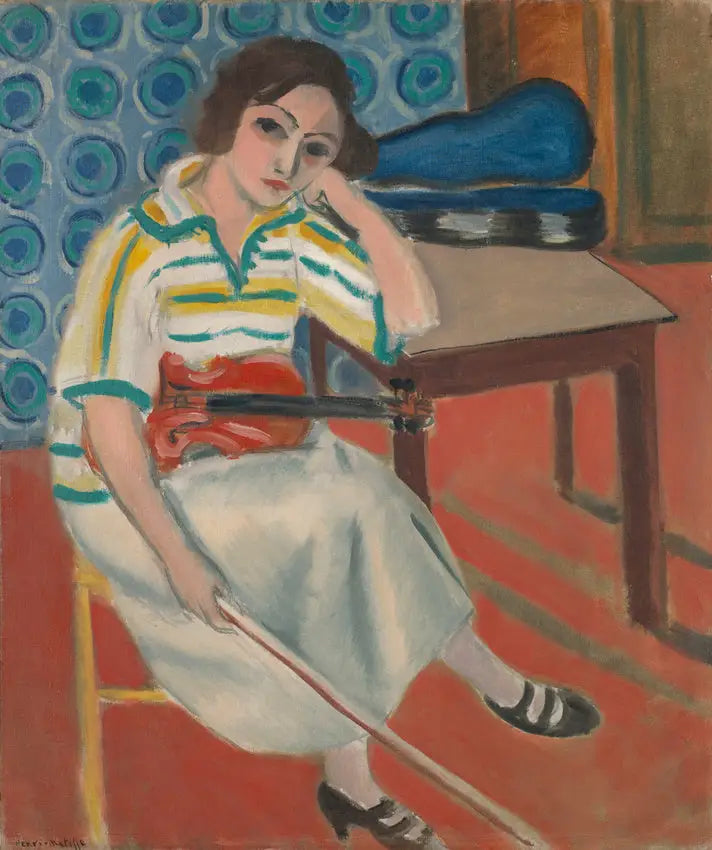 Kobieta z skrzypcami - Henri Matisse