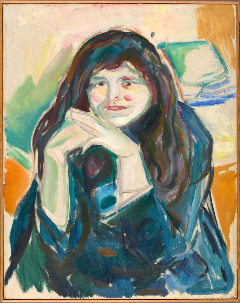Kobieta z rozpuszczonymi włosami - Edvard Munch
