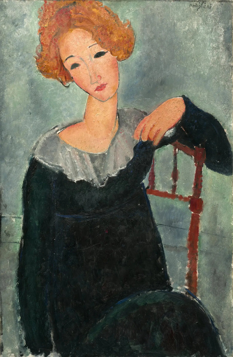 Kobieta z rudymi włosami - Amedeo Modigliani