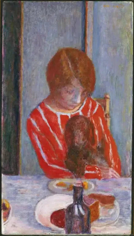 Kobieta z psem - Pierre Bonnard