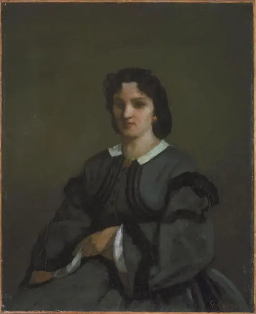 Kobieta w rękawiczkach - Gustave Courbet