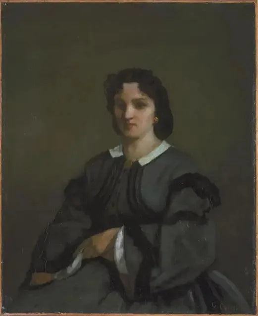 Kobieta w rękawiczkach - Gustave Courbet