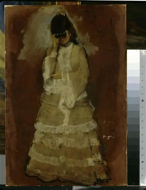 Kobieta z lornetką teatralną - Edgar Degas